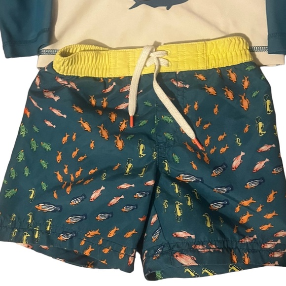 OLD NAVY Boys Rash Guard and Swim Set - Picture 5 of 11
